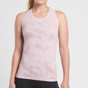 Athleta Pink Camo Tank Top
